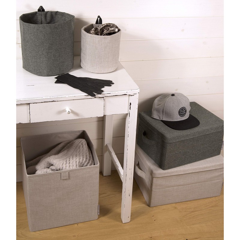 Bigso Soft Multi Purpose Foldable Cube Storage Box for Shelves