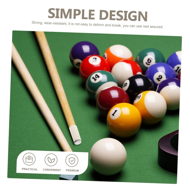 WHAMVOX 100pcs Tip Replacements for Billiard Cues Lightweight Pool Stick