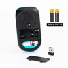 Wireless Mouse Cute Retro Aqua Mouse, Silent Portable Lightweight Optical