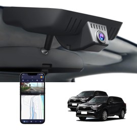 FUVYMYT Front 4K Dash Cam for Toyota Highlander 2020-2025 LE Limited L XLE XSE Platinum UX70 (Gen4), OEM Factory Look,WiFi & APP, G-Sensor, Loop Recording, Plug & Play, 64GB Card