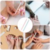 Giantree Cuticle Pusher Manicure Sticks, Pack of 2 Glass Double-Sided