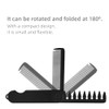 NestNook 2-in-1 Folding Comb - Portable Hair Clipper for Travel,