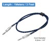 MECCANIXITY Guitar Instrument Cable, 3 Feet 1/4 Inch to 1/4