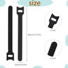 Roczential 100 reusable zip ties | 5 colors of heavy-duty