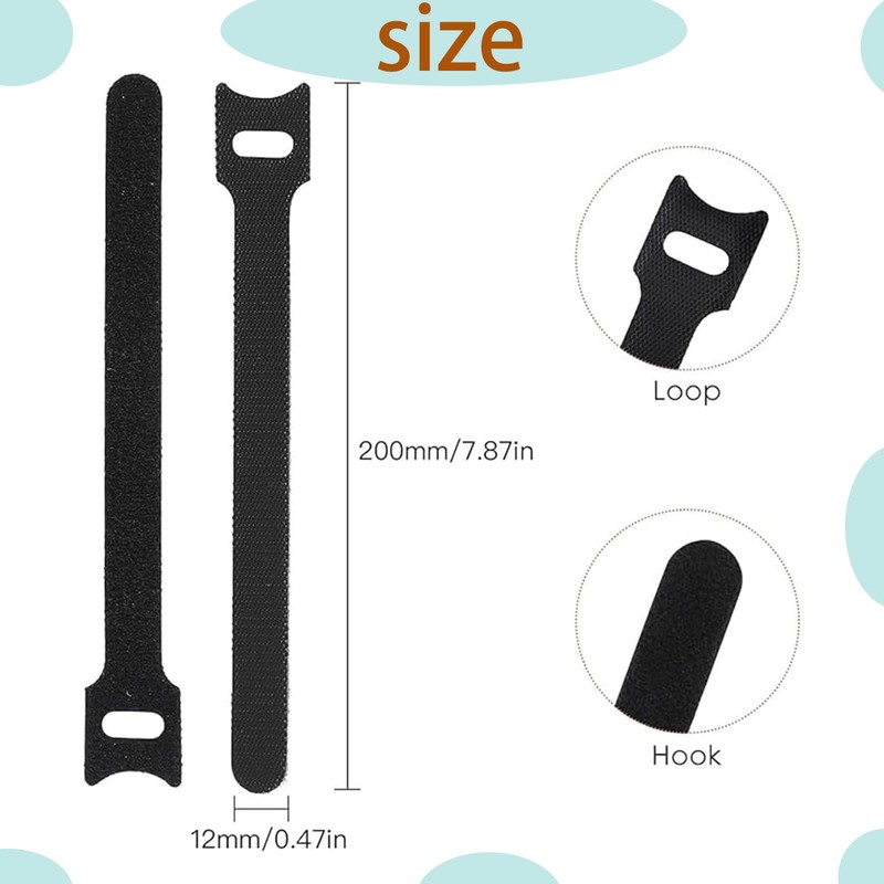 Roczential 100 reusable zip ties | 5 colors of heavy-duty