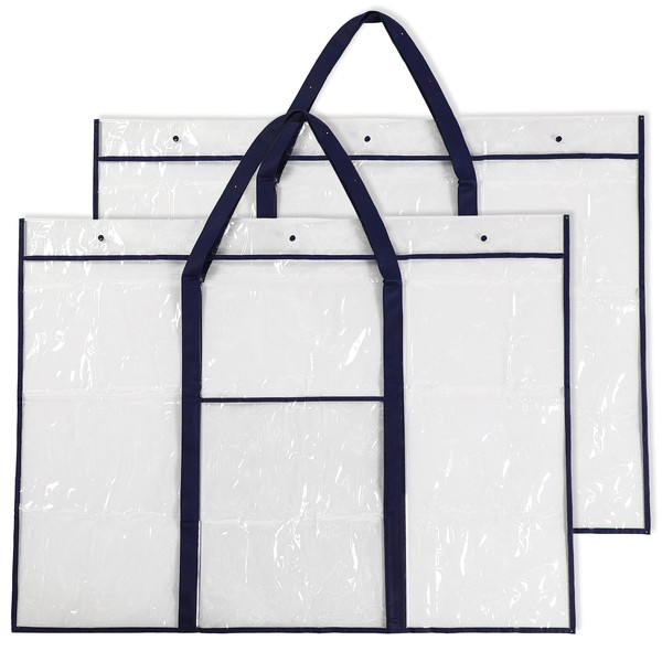 Windyun 2 Pack Large Poster Storage Bag 48" x 36"
