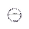 20Pcs Binder Rings Metal Book Ring 1inch Loose Leaf Binders