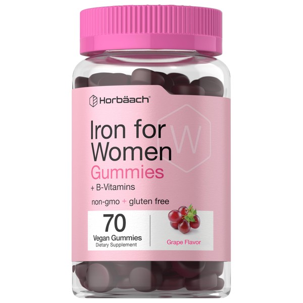 Horb?ach Horb?ach Iron Gummies for Women | Supplement with B