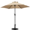 Yaheetech Patio Umbrella with Base Included, 7.5ft Outdoor Umbrellas for