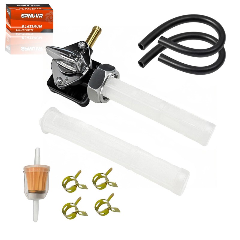 SPNUVR Fuel Valve Petcock with Male Thread Compatible with Motorcycle