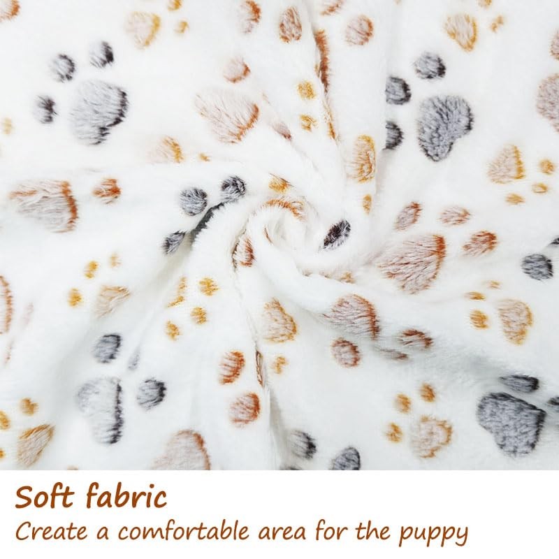 1 Pack 3 Blankets Fluffy Premium Fleece Soft Pet Blanket