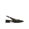 Naturalizer Naturalizer Womens Ginger Snip Toe Slingbacks Black 8.5 W