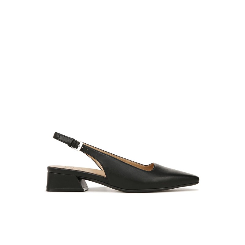 Naturalizer Naturalizer Womens Ginger Snip Toe Slingbacks Black 8.5 W