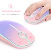 Unipows Wireless Mouse - 2.4G Slim Portable Computer Mouse with