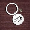 Nfyxcaz Funny Son Daughter Keychain from Mum Gag Gifts Keyring