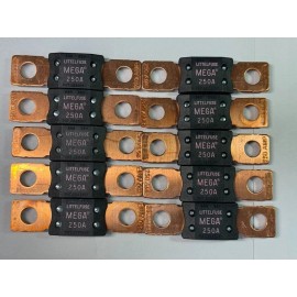 Littelfuse Lot of 10 Littelfuse MEGA 250A High Current Bolt-ON Vehicle Fuses 32V