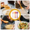 4 Pcs Slotted Spoons For Cooking,Nonstick Mixing Serving Spoons,For Kitchen
