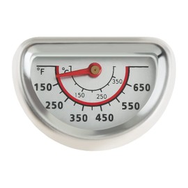 MOOTVGOO BBQ Grill Lid Thermometer, Stainless Steel Temperature Gauge Heat Indicator Replacement Fit for Charbroil Grill, Replaces 463241314, 463241313, 463241413, 463241414, 463241013