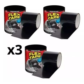 Flex 3 Cintas  De Caucho Tapa Fugas De Agua Resistente