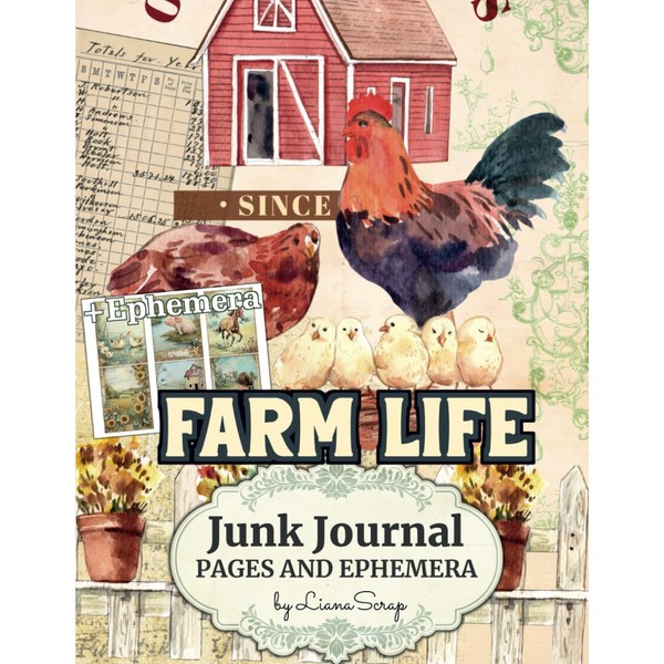 Farm Life by LianaScrap: Junk Journal Pages and Ephemera