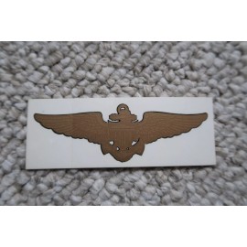 US NAVAL AVIATOR WING NAVY 4ea DECALS 4.25"x 1.5" MYLAR INSIDE MOUNT