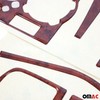 OMAC Wooden Look Dashboard Console Trim Kit for Hyundai Santa