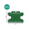 4 Piece ID Badge Set Green | Set Includes Metal