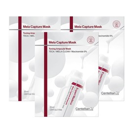 Centellian24 Madeca Melacapture Toning Ampoule Mask 25ml*4 sheets, 3 packs, 4-pack / 센텔리안24 마데카 멜라캡처 토닝 앰플 마스크 25ml*4매, 3개, 4개입
