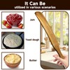 Skinny Spurtle, Sourdough Shovel Spurtle Spatula11 Inch, Natural Acacia Wood
