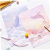 MAGICLULU 4sets Fresh Style Illustrated Letter Writing Paper Stationery Set