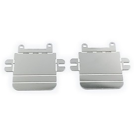 AXSPEED Stainless Steel Skid Plate Chassis Guard Armor Axle Protector for 1:18 TRX4-M TRX4M RC Crawler Car