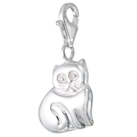 Melina Cat Pet Kitten Charm Pendant 925 Sterling Silver 1801856