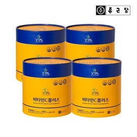 Chong Kun Dang Vitamin C Plus 4, 480 Po / 종근당 비타민C플러스 4통 480포