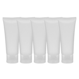 Seondong Sangsa Matte Travel Cream Lotion Tube Empty Bottle 30g, 5 pcs, White / 선동상사 무광 여행용 크림 로션 튜브 공병 30g, 5개, 화이트