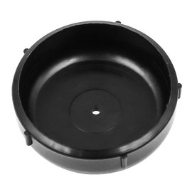 POFET Pack of 32 Chair Leg Gliders, 1.5 Inch Large Round Gliders for Patio Furniture, Scratch-Resistant Plastic Caps for Garden Furniture Feet to Protect the Floor (Black)