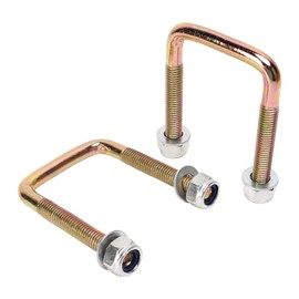 Aramox Leaf Spring U Bolt, 2 uds. Carrito de, Resorte de Hoja, Perno U con Tuerca de Acero de Aleación 72618 G01, Reemplazo para EZGO TXT, Caballo de Trabajo, Gas Eléctrico