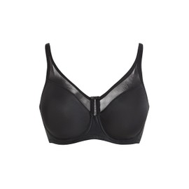 Hunkemöller Nina Unpadded Minimiser Underwired Bra - Black - 40G, black, 90G