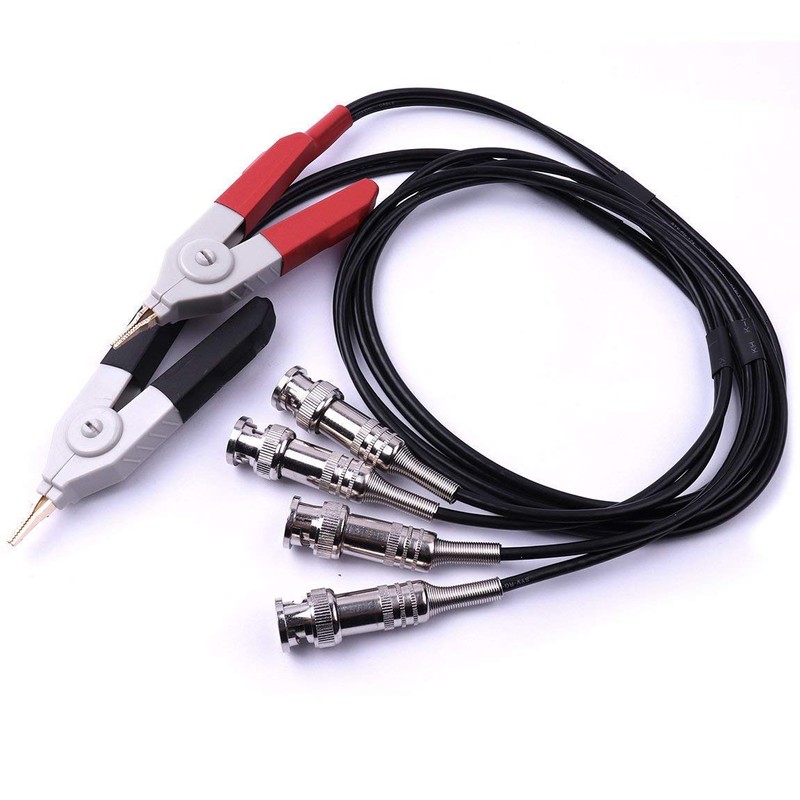Chiloskit LCR Meter Test Leads Lead Alligator Clip Cable Meter
