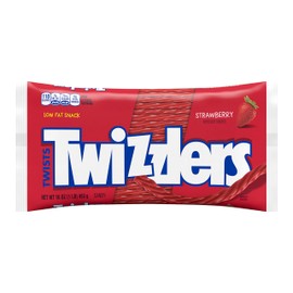 TWIZZLERS Twists Strawberry Flavored Licorice Style, Chewy Candy Bag, 16 oz