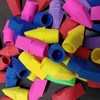 50pcs Pencil Erasers Toppers, Erasers for Pencils, Pencil Top Erasers,