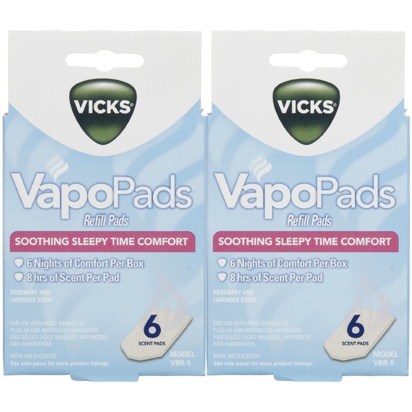 Vicks VapoPads Baby Rub Waterless Vaporizer Pads - Pack of 2 (Packaging may vary)