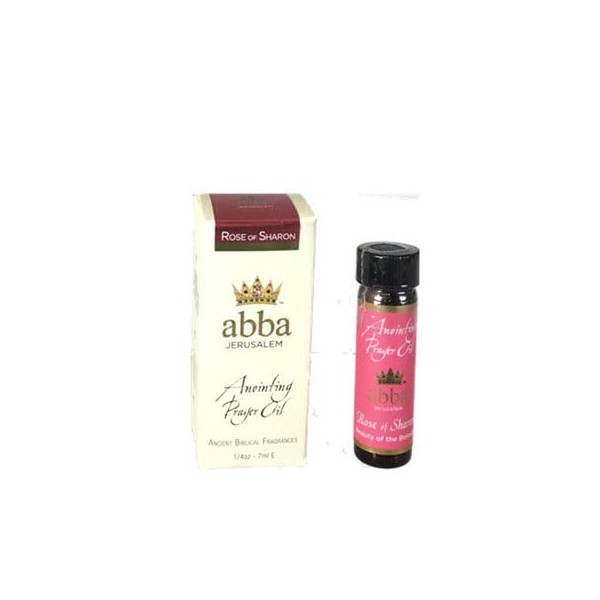 Abba Christian Products Rose of Sharon Anointing Oil (1/4 oz) 1 pk, 1/4 Ounce