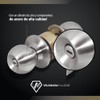 LION TOOLS -Cerradura Chapa Perilla Puerta Baño Acero Inoxidable 2