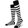 Mysocks® unisex knee high long striped socks with extra fine