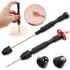 25 Pcs Hand Drill Bits Set and Adjustable Small Drill