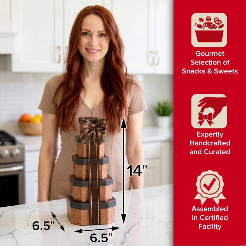 Broadway Basketeers Gift Basket – Gourmet Snack & Chocolate Food