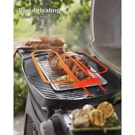1500 Watts Grille Heating Element Fit for Weber 526001 Electric Grills, Barbecue Grill Heating Element Replace 80342 80343 65620 Q140 Q1400, 120 Volt Electric Grill Heating Element