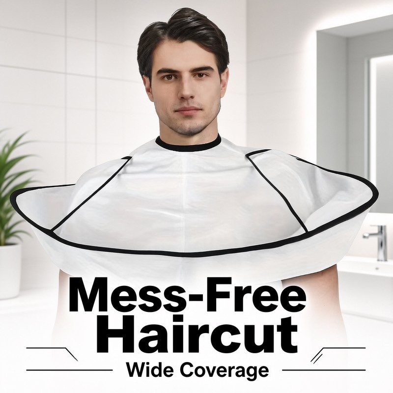 Hair Cutting Cape for Salon Styling – Lightweight Polyester Apron