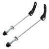 JRSHIRLEYLTD 1 Piece Quick Release Front and Rear Wheel Quick