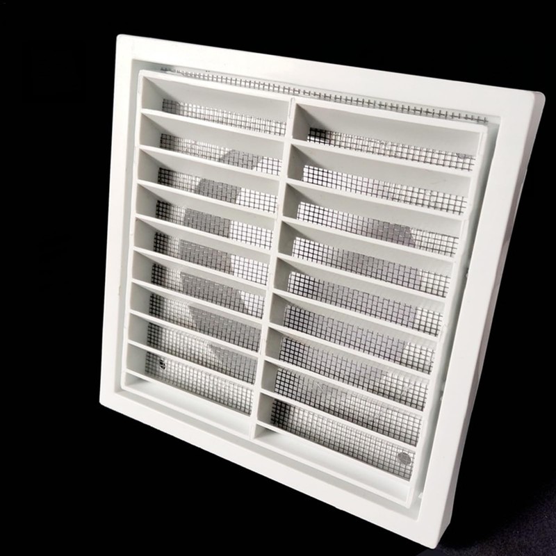 Grille Vent,Louver Grille Cover Hood with Fly Screen - Air